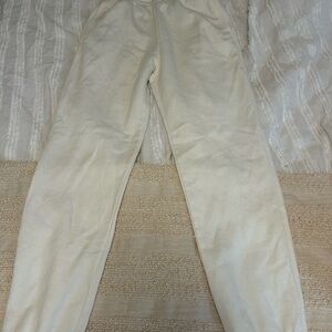 Divided Cream High-Waist Lounge Pants